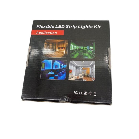 Led Strip Lights 16.4ft Flexible Waterproof Color Changing W/ Remote Control - Picture 2 of 6